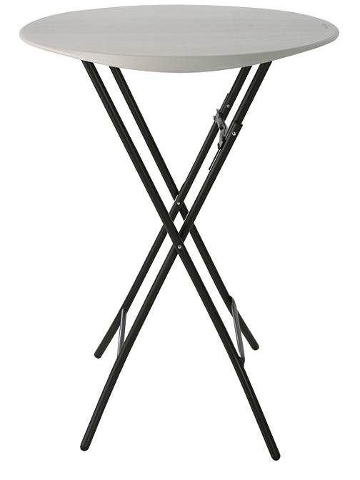 33-Inch Round Bistro Table White Rental – THE PARTY GUY RENTALS