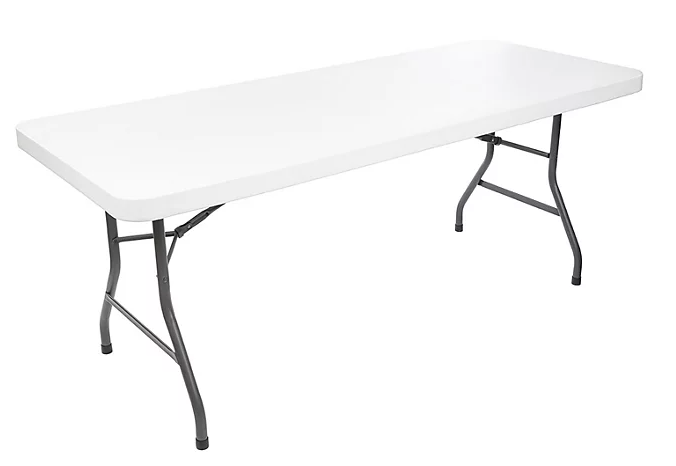 6 Foot Rectangle Table - White - Rental