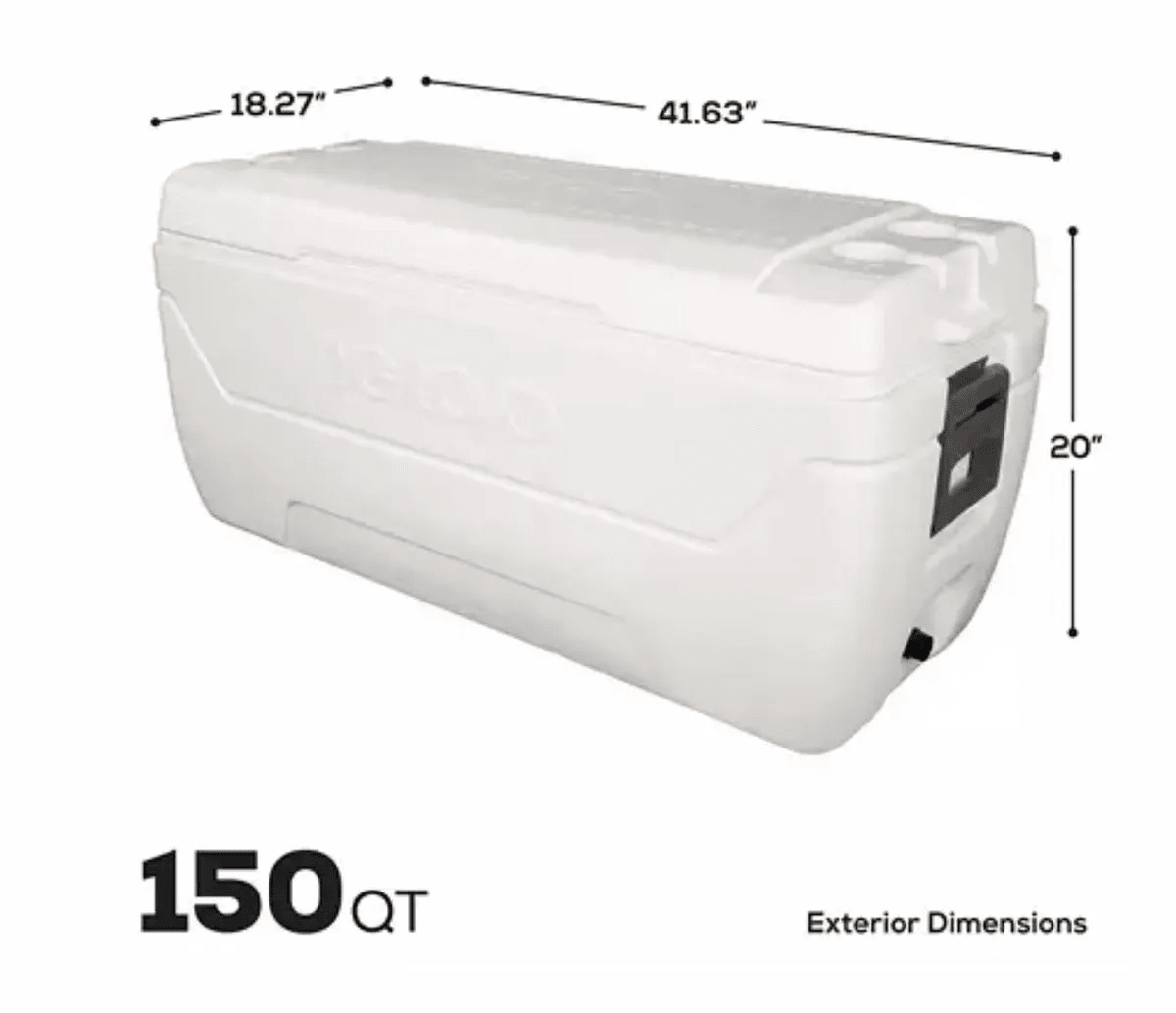 150 Quart White Cooler - Rental