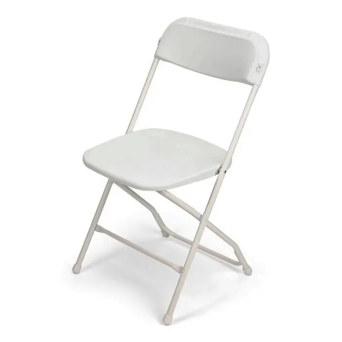 Foldable Chair -White - Rental